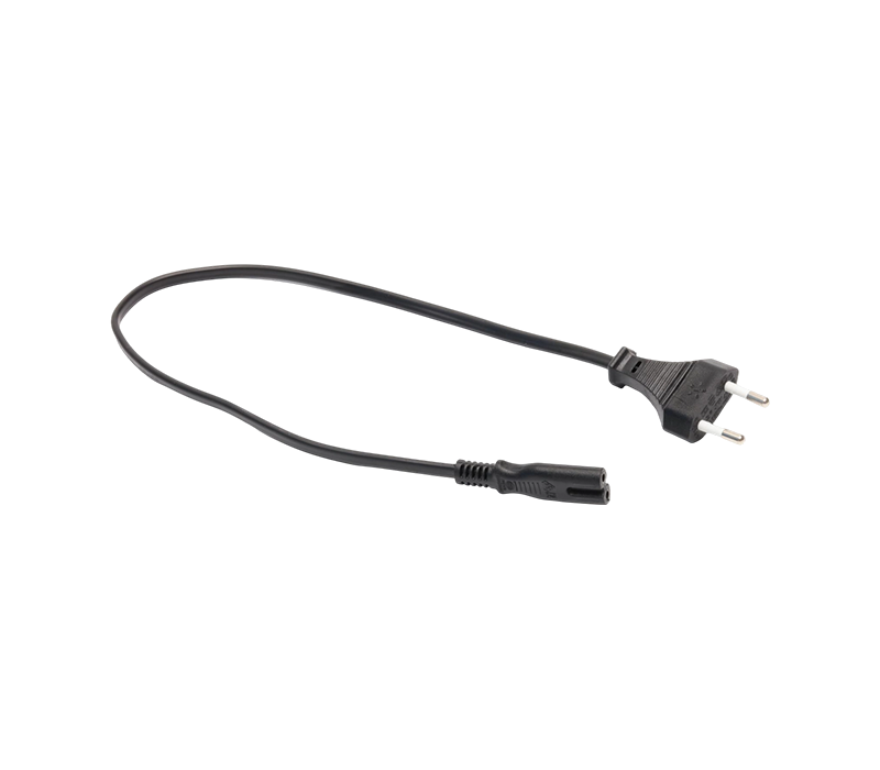 JT007/FY001+ST2/FY-ST2 2,5A 250V Europese standaard tweepolige stekker met IEC C7-connector