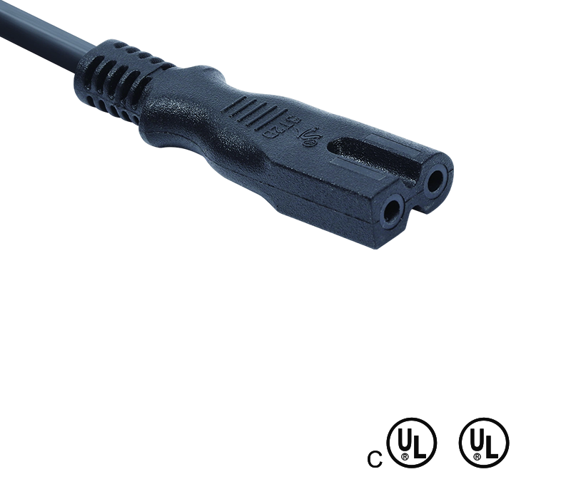 ST2D IEC-connector Vrouwelijke aansluiting C7 volgens Amerikaanse normen