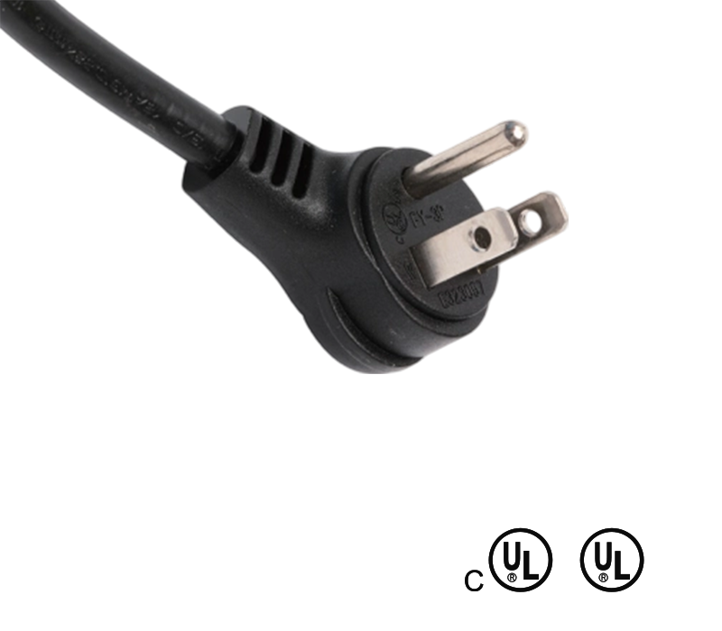 JT-3P/FY-3P 15A 125V driepolige Amerikaanse standaard haakse stekker