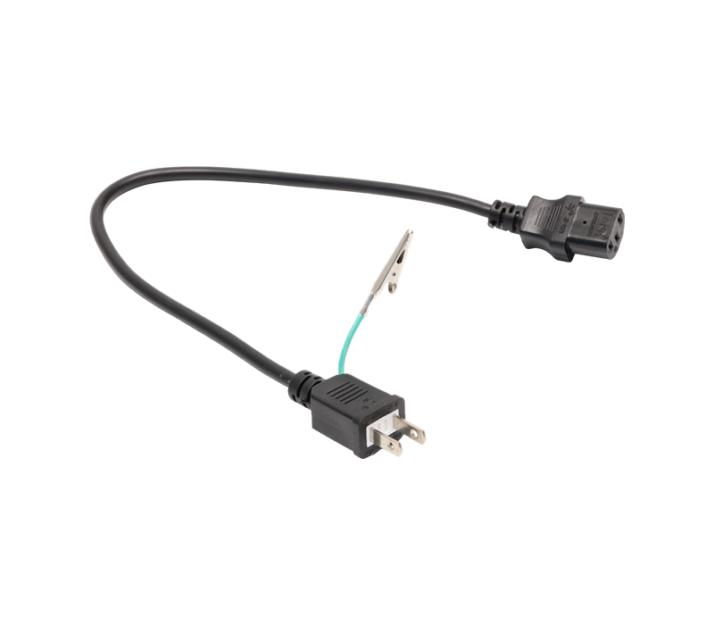 J3-7/12/15+JT-ST3 15A 125V Japanse stekker met krokodillenklem en IEC-connector C13