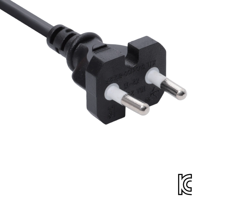 K2-15 16A 250V Korea 2-pins gereedschapsstekker
