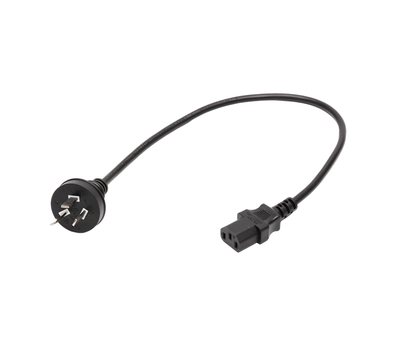 A3-7/10+JT-ST3 10A 250V driepolige Australische stekker met IEC C13-connector
