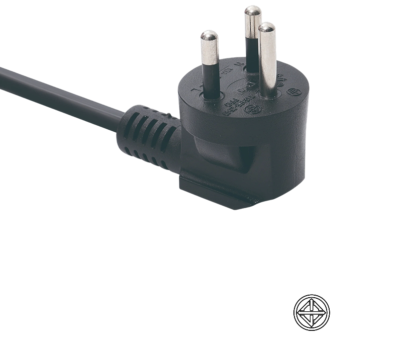 T3-3/6/10/16 16A 250V Thailand drie-pins 90-graden schuine stekker