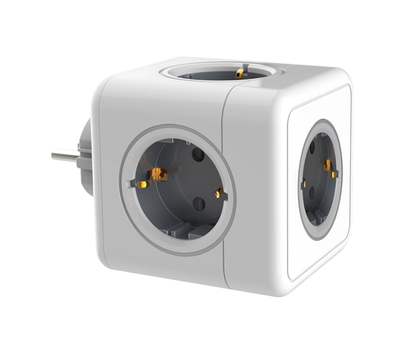 E01 Plug-in Cube-stekkerdoos met 5 Euro-stijl stopcontacten